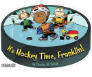 book cover for It's Hockey Time, Franklin!