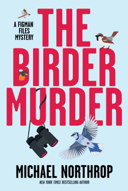 book cover for The Birder Murder