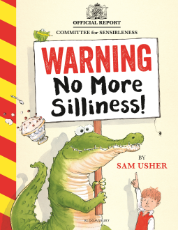 book cover for Warning: No More Silliness!