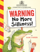 book cover for Warning: No More Silliness!