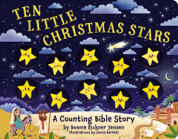 book cover for Ten Little Christmas Stars