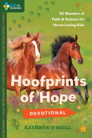 book cover for Hoofprints of Hope Devotional