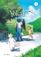 book cover for My Neighbor Yokai, Volume 1 (The Manga): A Cat with Two Tails