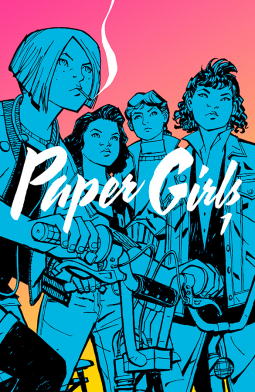 book cover for Paper Girls Volume 1