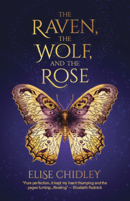 book cover for The Raven, the Wolf, and the Rose