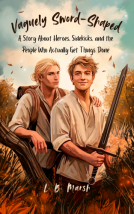 book cover for Vaguely Sword-Shaped