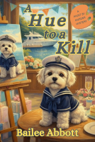 book cover for A Hue to a Kill