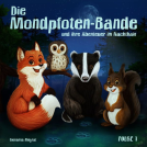 Buchcover für Die Mondpfoten-Bande und ihre Abenteuer im Nachthain