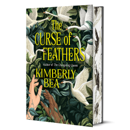 book cover for The Curse of Feathers: Deluxe Stenciled Edges