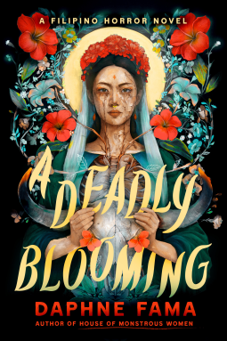 book cover for A Deadly Blooming