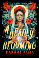 book cover for A Deadly Blooming