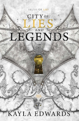book cover for City of Lies and Legends