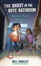 book cover for The Ghost in the Boys’ Bathroom