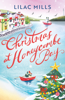 book cover for Christmas at Honeycombe Bay