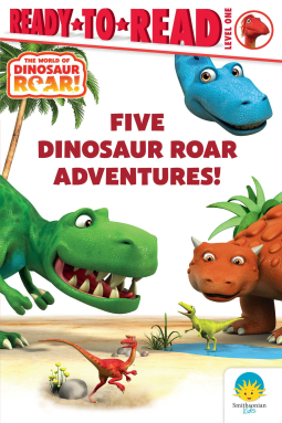 book cover for Five Dinosaur Roar Adventures!