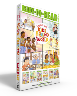 book cover for Explore with Kids Around the World (Boxed Set)