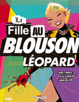 Couverture du livre pour La Fille au blouson léopard
