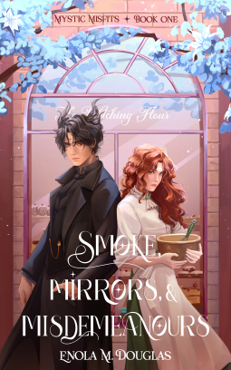 book cover for Smoke, Mirrors, & Misdemeanours