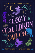 book cover for The Cozy Cauldron Cab Co.