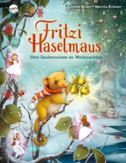 Buchcover für Fritzi Haselmaus. Drei Zaubernüsse zu Weihnachten