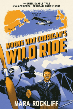 book cover for Wrong Way Corrigan's Wild Ride