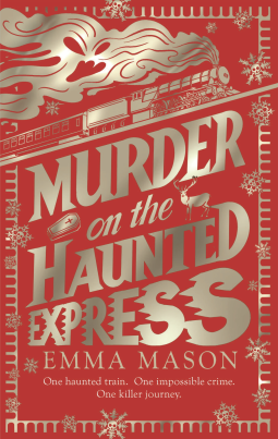 book cover for Murder on the Haunted Express