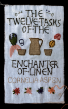 book cover for The Twelve Tasks of the Enchanter of Linen