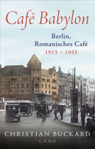 Buchcover für Café Babylon