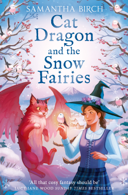 book cover for Cat Dragon and The Snow Fairies