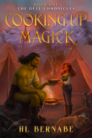 book cover for Cooking Up Magick