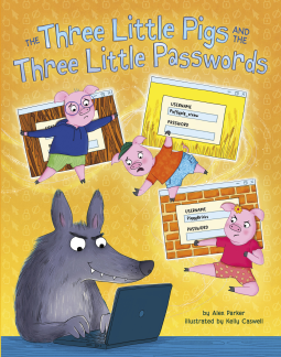book cover for The Three Little Pigs and the Three Little Passwords