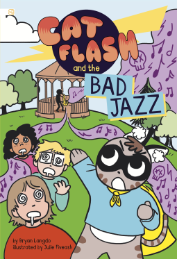 book cover for Cat Flash and the Bad Jazz