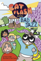 book cover for Cat Flash and the Bad Jazz