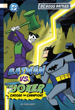 book cover for Batman vs. The Joker
