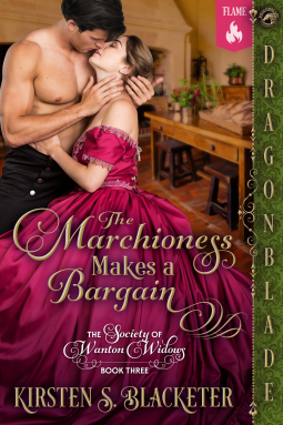 book cover for The Marchioness Makes a Bargain