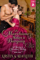 book cover for The Marchioness Makes a Bargain