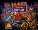 book cover for Santa Rides the Subways