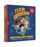 book cover for Team Supercrew - Emotions and Powers - 4 Book Box Set