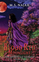 book cover for Blood Red Moonlight