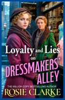 book cover for Loyalty and Lies on Dressmakers' Alley