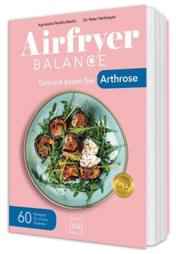 Buchcover für Airfryer Balance – Gesund essen bei Arthrose