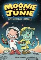 book cover for Moonie and Junie: Interstellar Pen Pals