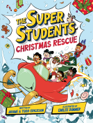 book cover for The Super Students: Christmas Rescue