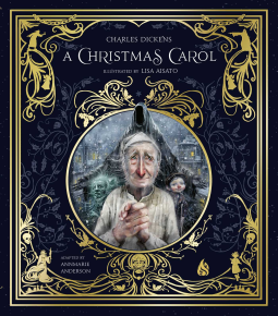 book cover for A Christmas Carol