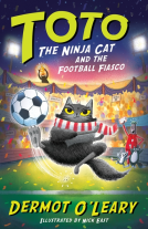 book cover for Toto the Ninja Cat and the Football Fiasco