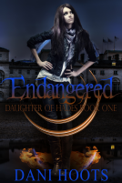 book cover for Endangered