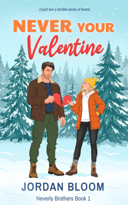 book cover for Never Your Valentine