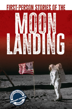 book cover for First-Person Stories of the Moon Landing