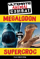 book cover for Megalodon Takes On SuperCroc