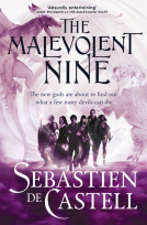 book cover for The Malevolent Nine